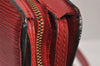 Auth Louis Vuitton Epi Saint Jacques Shopping Shoulder Bag Red M52267 LV 8804J