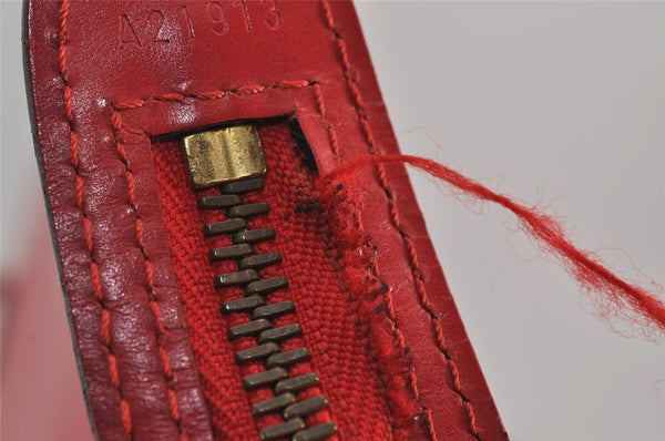 Auth Louis Vuitton Epi Saint Jacques Shopping Shoulder Bag Red M52267 LV 8804J