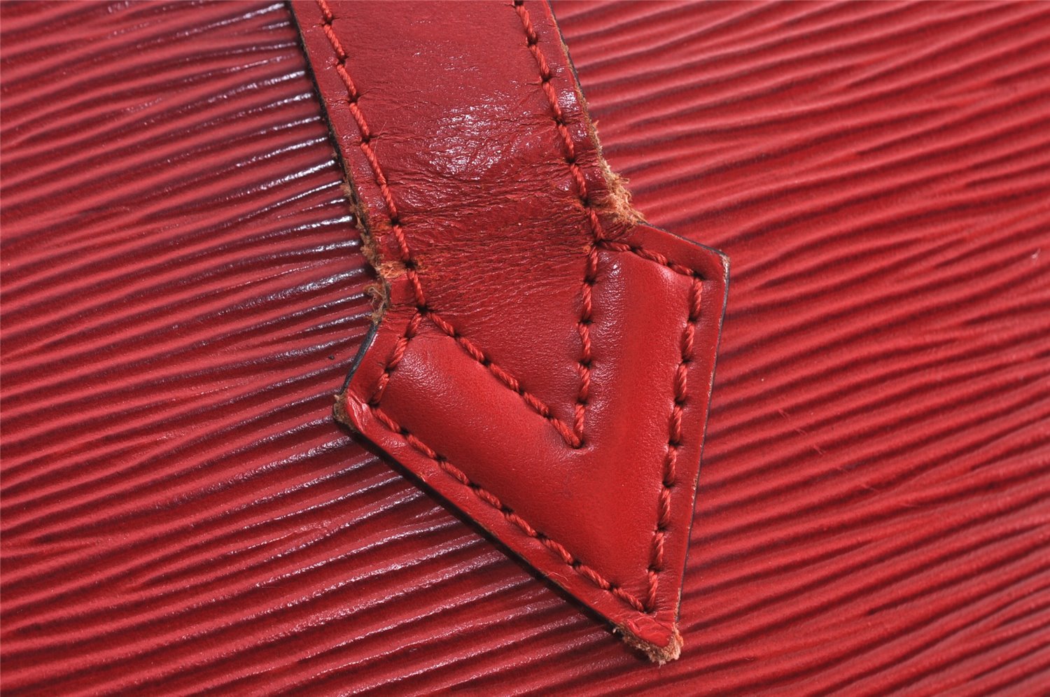 Auth Louis Vuitton Epi Saint Jacques Shopping Shoulder Bag Red M52267 LV 8804J