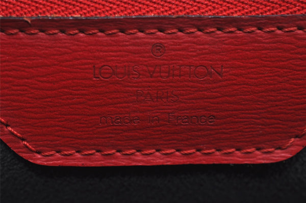 Auth Louis Vuitton Epi Saint Jacques Shopping Shoulder Bag Red M52267 LV 8804J