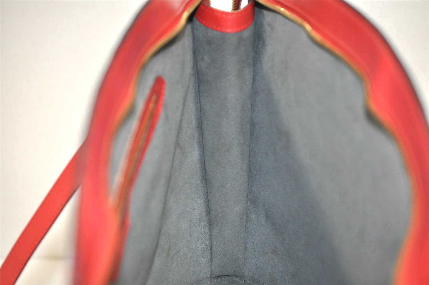 Auth Louis Vuitton Epi Saint Jacques Shopping Shoulder Bag Red M52267 LV 8804J