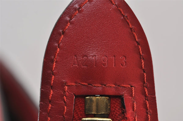 Auth Louis Vuitton Epi Saint Jacques Shopping Shoulder Bag Red M52267 LV 8804J