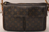 Authentic Louis Vuitton Monogram Viva Cite GM Shoulder Bag M51163 LV 8805J