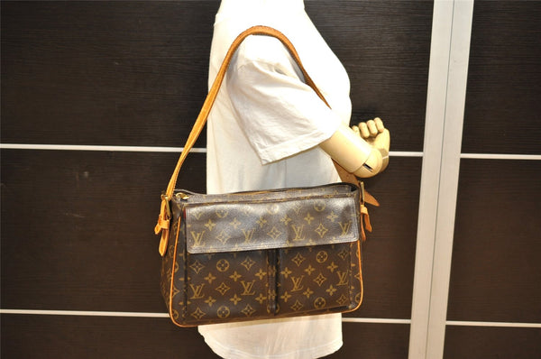 Authentic Louis Vuitton Monogram Viva Cite GM Shoulder Bag M51163 LV 8805J