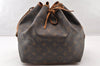 Authentic Louis Vuitton Monogram Petit Noe M42226 Shoulder Drawstring Bag 8807I