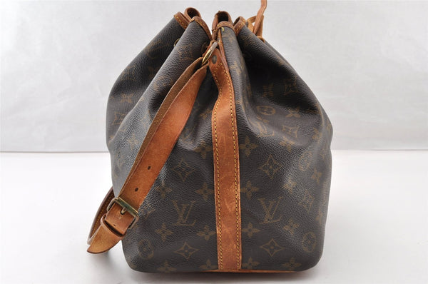Authentic Louis Vuitton Monogram Petit Noe M42226 Shoulder Drawstring Bag 8807I