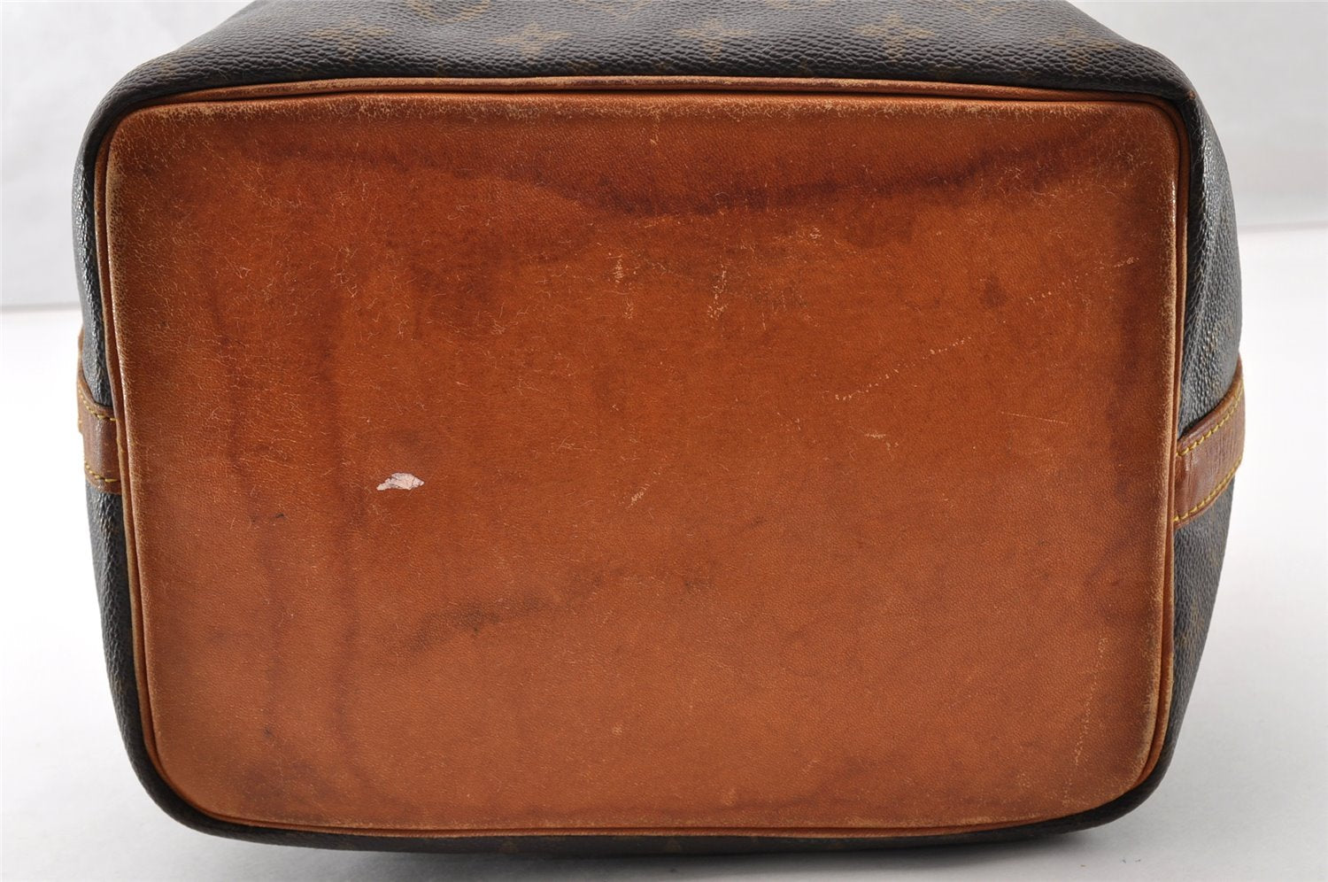 Authentic Louis Vuitton Monogram Petit Noe M42226 Shoulder Drawstring Bag 8807I