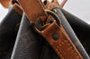 Authentic Louis Vuitton Monogram Petit Noe M42226 Shoulder Drawstring Bag 8807I