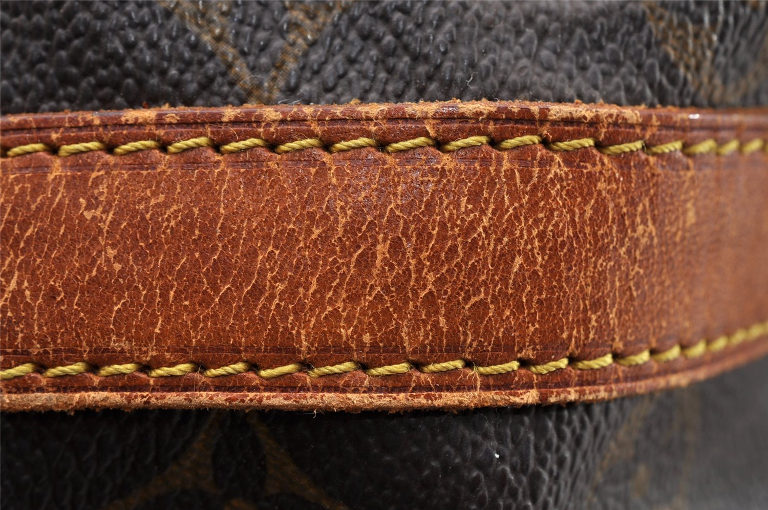 Authentic Louis Vuitton Monogram Petit Noe M42226 Shoulder Drawstring Bag 8807I