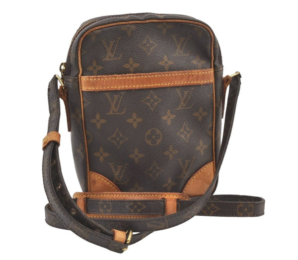 Authentic Louis Vuitton Monogram Danube Shoulder Crossbody Bag M45266 Junk 8807J
