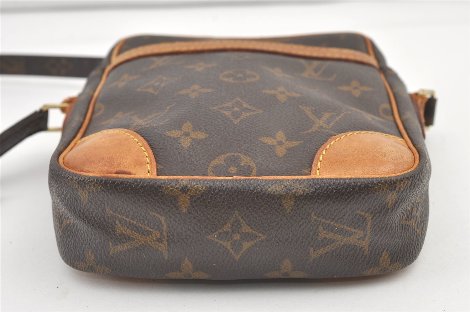 Authentic Louis Vuitton Monogram Danube Shoulder Crossbody Bag M45266 Junk 8807J