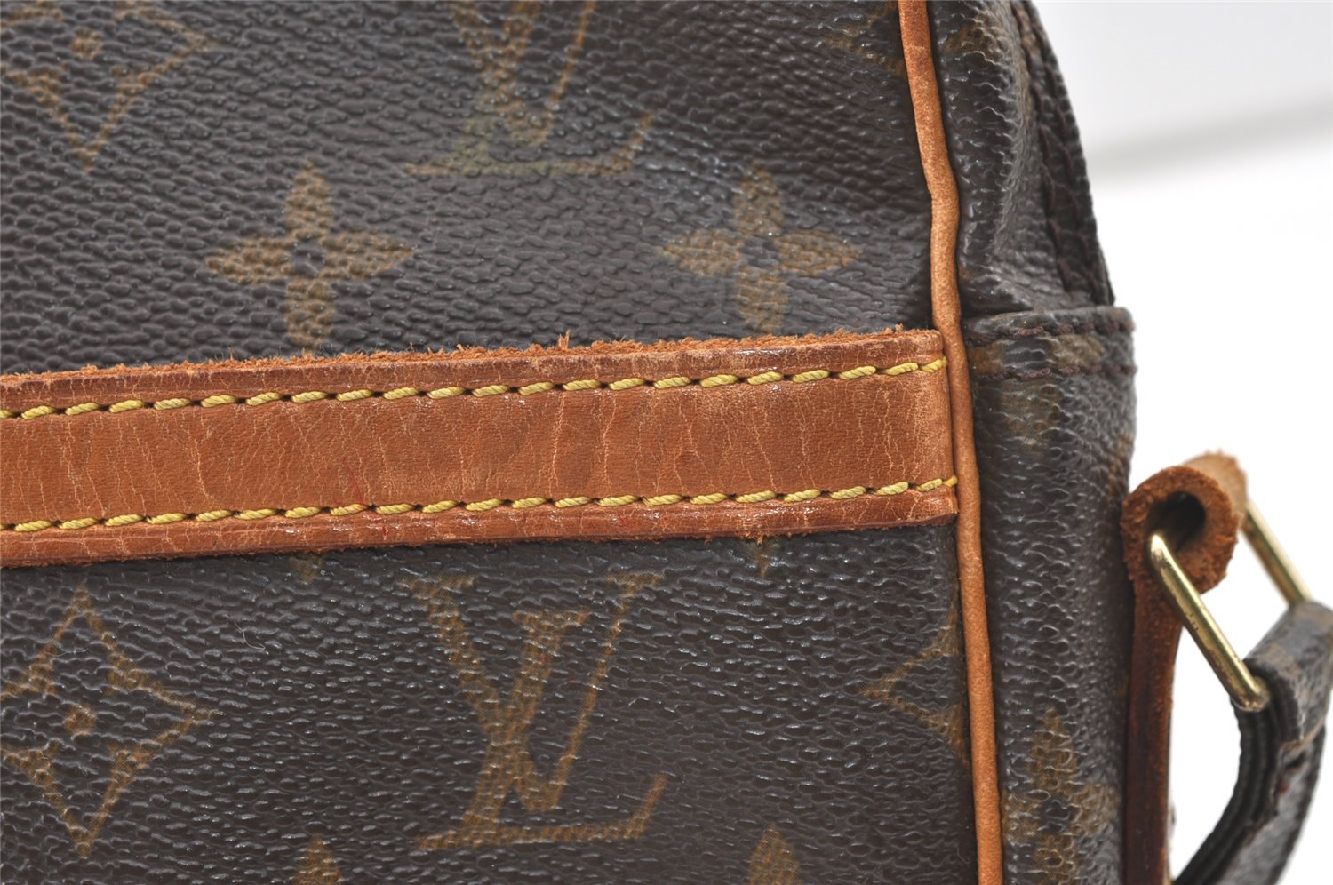 Authentic Louis Vuitton Monogram Danube Shoulder Crossbody Bag M45266 Junk 8807J