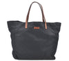 Authentic GUCCI Shoulder Hand Tote Bag GG Nylon Leather 282439 Black 8808H