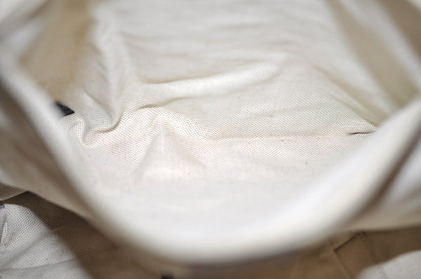 Authentic GUCCI Shoulder Hand Tote Bag GG Nylon Leather 282439 Black 8808H