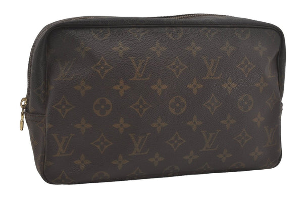 Auth Louis Vuitton Monogram Trousse Toilette 28 Clutch Bag M47522 Junk 8808I