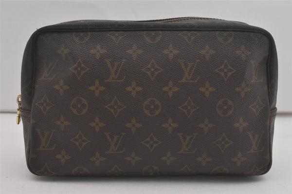 Auth Louis Vuitton Monogram Trousse Toilette 28 Clutch Bag M47522 Junk 8808I