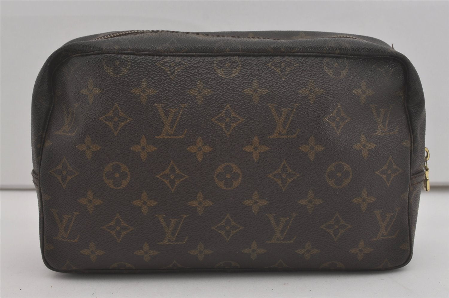 Auth Louis Vuitton Monogram Trousse Toilette 28 Clutch Bag M47522 Junk 8808I
