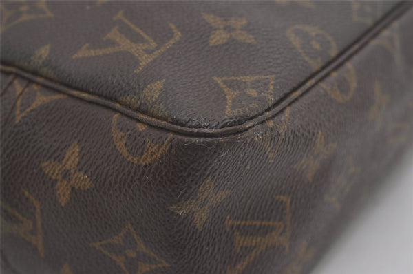 Auth Louis Vuitton Monogram Trousse Toilette 28 Clutch Bag M47522 Junk 8808I