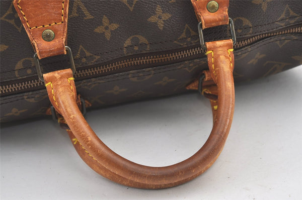 Authentic Louis Vuitton Monogram Speedy 35 Hand Boston Bag M41524 LV 8809J