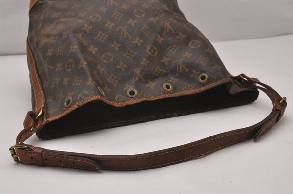 Authentic Louis Vuitton Monogram Noe Shoulder Drawstring Bag M42224 LV 8810I