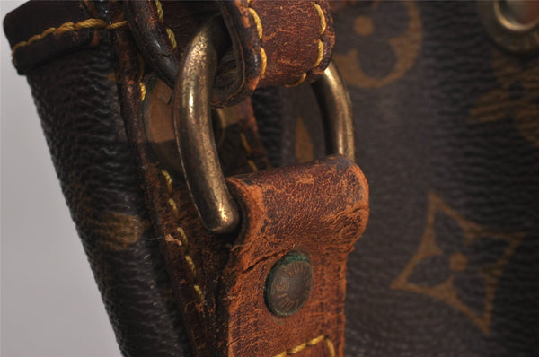 Authentic Louis Vuitton Monogram Noe Shoulder Drawstring Bag M42224 LV 8810I