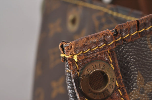 Authentic Louis Vuitton Monogram Noe Shoulder Drawstring Bag M42224 LV 8810I