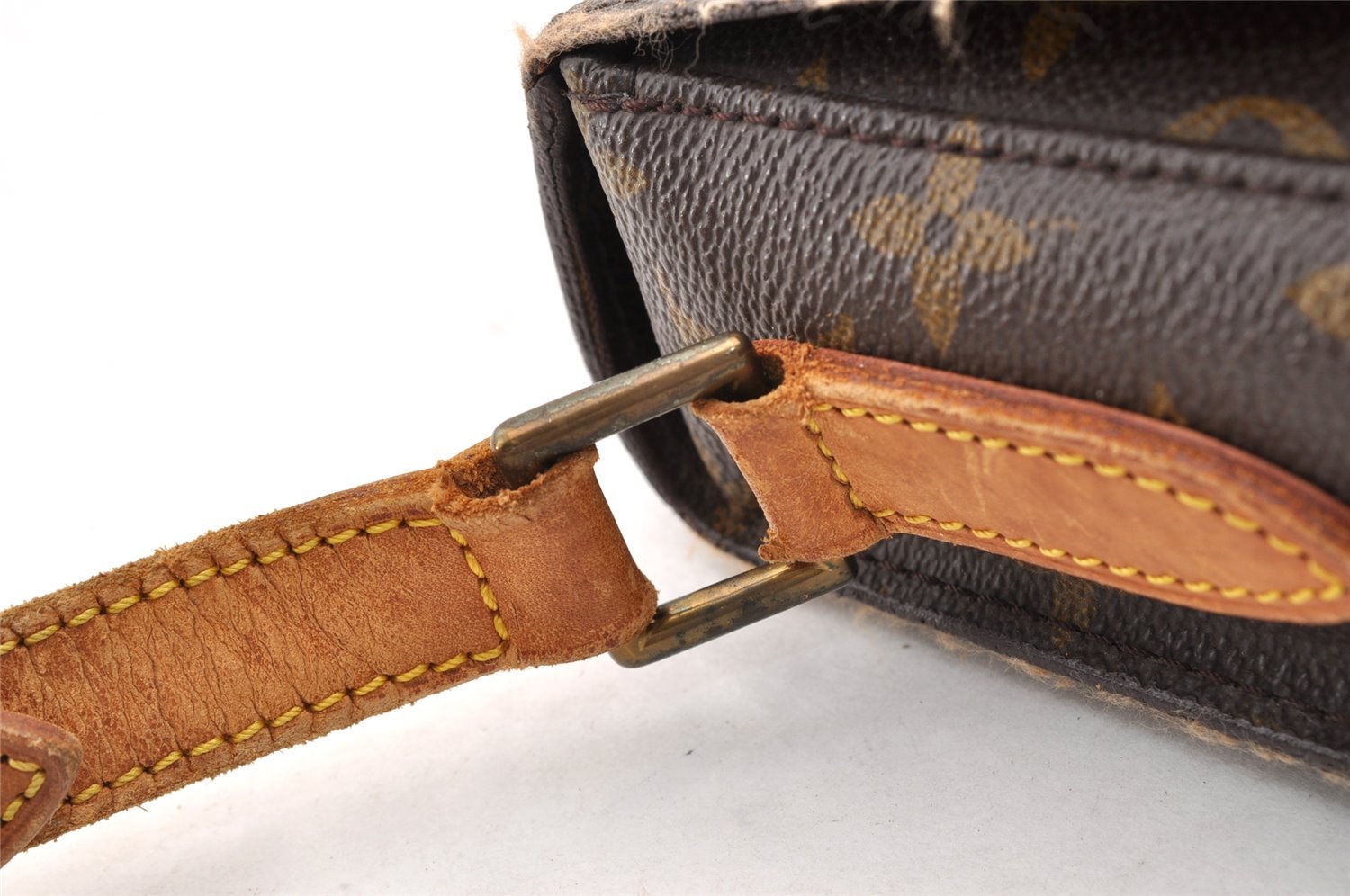 Authentic Louis Vuitton Monogram Saint Cloud GM M51242 Shoulder Bag Junk 8811I