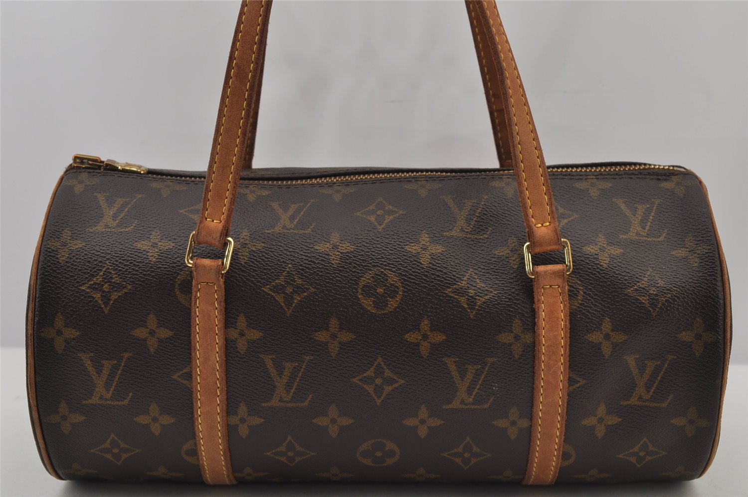 Authentic Louis Vuitton Monogram Papillon 30 Hand Bag M51385 LV 8811J