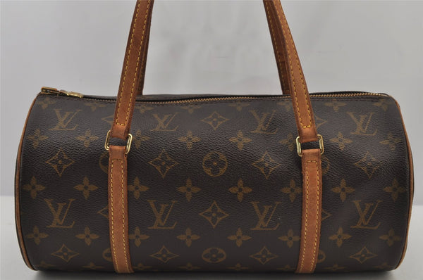 Authentic Louis Vuitton Monogram Papillon 30 Hand Bag M51385 LV 8811J