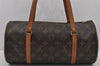 Authentic Louis Vuitton Monogram Papillon 30 Hand Bag M51385 LV 8811J