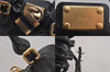 Authentic Chloe Vintage Paddington Leather Shoulder Hand Bag Black 8811M