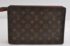 Authentic Louis Vuitton Monogram Pochette Homme Clutch Hand Bag M51795 LV 8812I