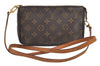 Authentic Louis Vuitton Monogram Pochette Accessoires Shoulder Cross Pouch 8812J