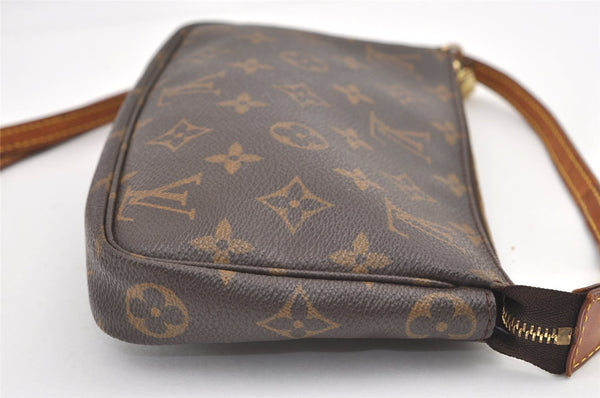 Authentic Louis Vuitton Monogram Pochette Accessoires Shoulder Cross Pouch 8812J
