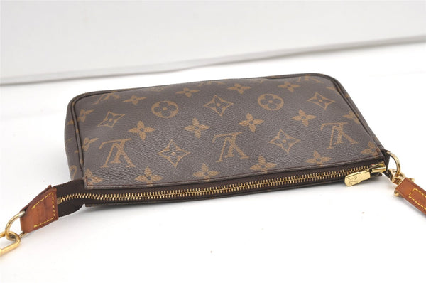 Authentic Louis Vuitton Monogram Pochette Accessoires Shoulder Cross Pouch 8812J