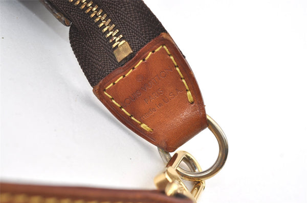 Authentic Louis Vuitton Monogram Pochette Accessoires Shoulder Cross Pouch 8812J