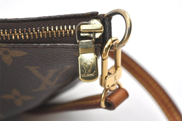 Authentic Louis Vuitton Monogram Pochette Accessoires Shoulder Cross Pouch 8812J