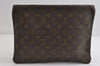 Auth Louis Vuitton Monogram Pochette Pliante Clutch Hand Bag Old Model LV 8813I