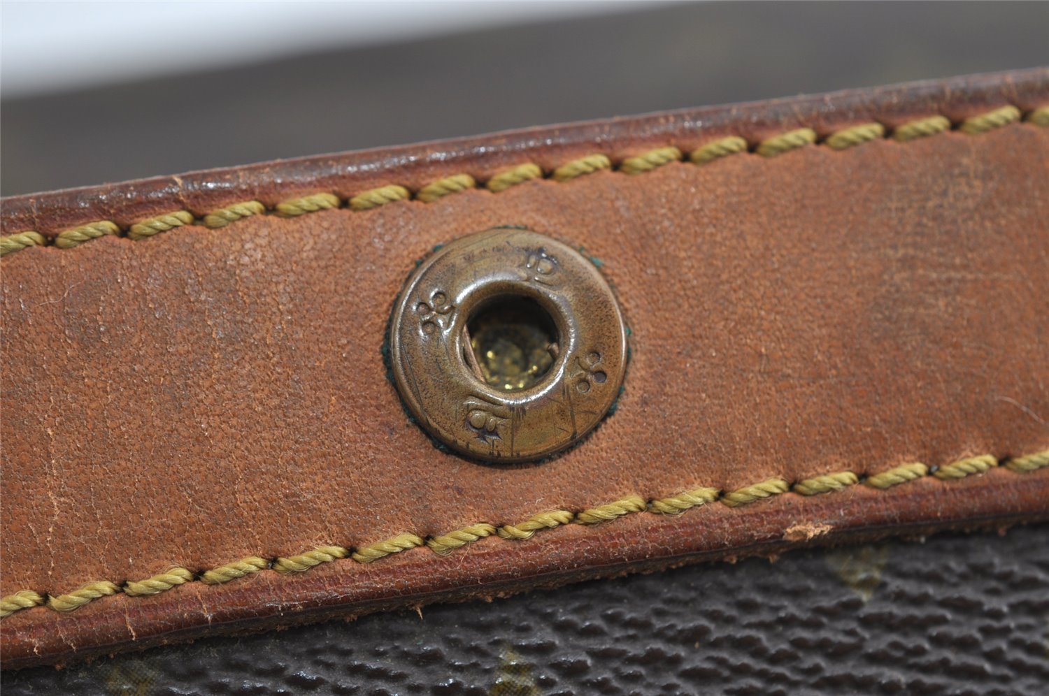 Auth Louis Vuitton Monogram Pochette Pliante Clutch Hand Bag Old Model LV 8813I