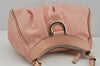 Authentic GUCCI Guccissima Abbey Shoulder Hand Bag GG Leather 190525 Pink 8813J