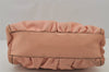 Authentic GUCCI Guccissima Abbey Shoulder Hand Bag GG Leather 190525 Pink 8813J