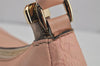 Authentic GUCCI Guccissima Abbey Shoulder Hand Bag GG Leather 190525 Pink 8813J
