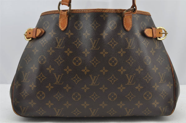 Auth Louis Vuitton Monogram Batignolles Horizontal Tote Bag M51154 LV Junk 8814I