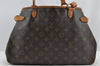 Auth Louis Vuitton Monogram Batignolles Horizontal Tote Bag M51154 LV Junk 8814I