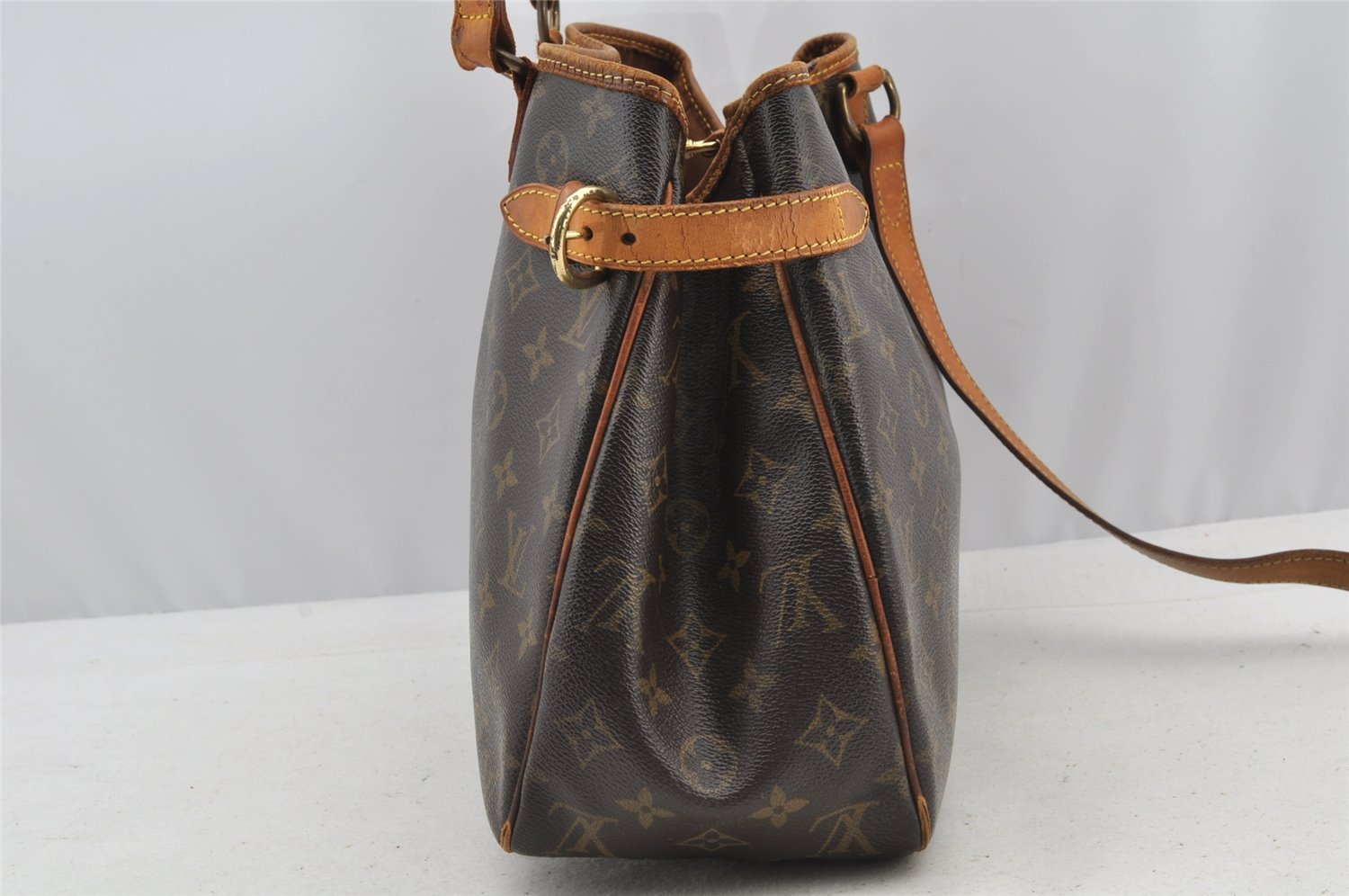 Auth Louis Vuitton Monogram Batignolles Horizontal Tote Bag M51154 LV Junk 8814I