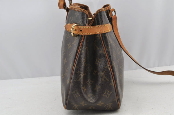 Auth Louis Vuitton Monogram Batignolles Horizontal Tote Bag M51154 LV Junk 8814I