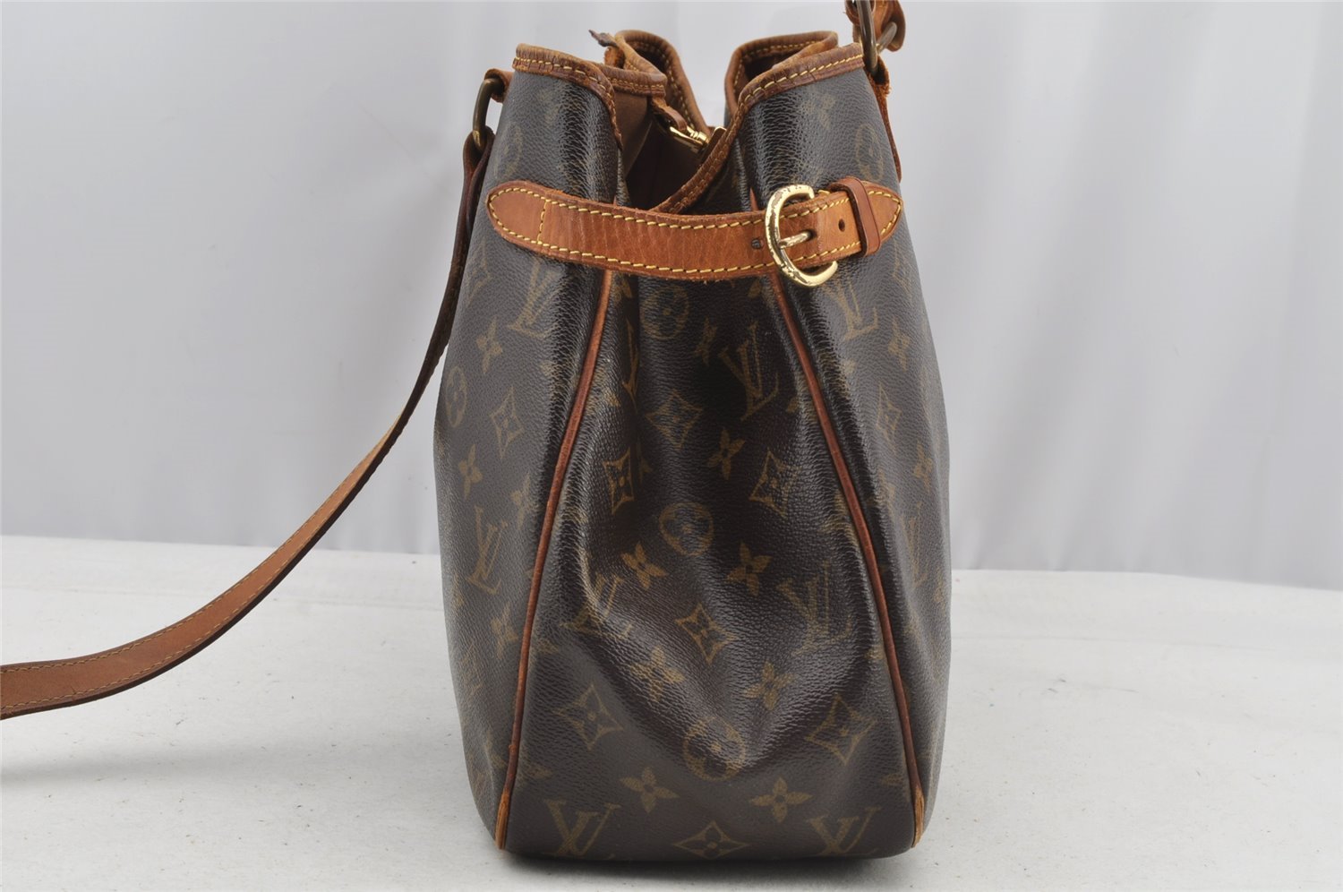 Auth Louis Vuitton Monogram Batignolles Horizontal Tote Bag M51154 LV Junk 8814I