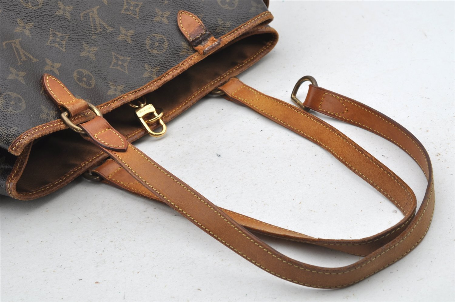 Auth Louis Vuitton Monogram Batignolles Horizontal Tote Bag M51154 LV Junk 8814I