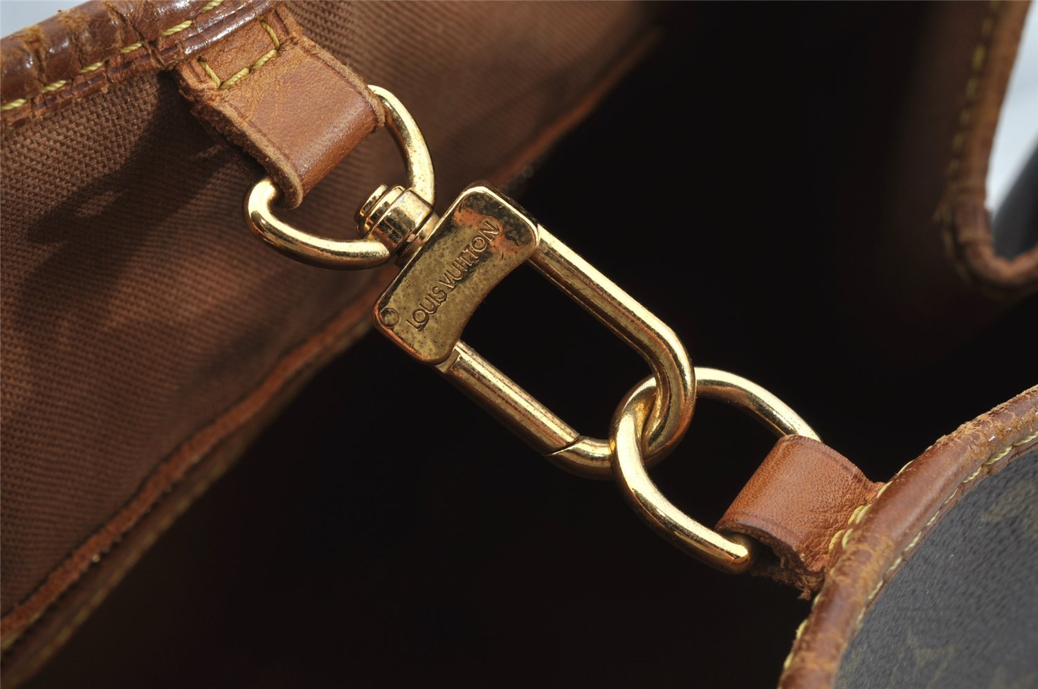 Auth Louis Vuitton Monogram Batignolles Horizontal Tote Bag M51154 LV Junk 8814I