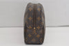 Auth Louis Vuitton Monogram Trousse Toilette 28 Clutch Hand Bag M47522 LV 8815I